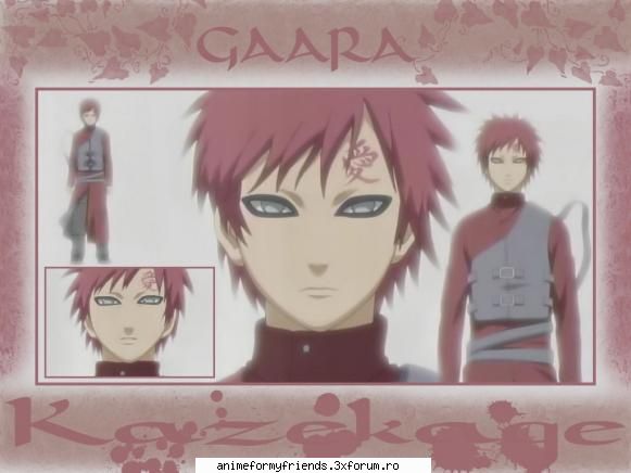 sabaku gaara gaara este 5-lea kazekage [godaime mai tnar copil celui de-al 4-lea kazekage şi