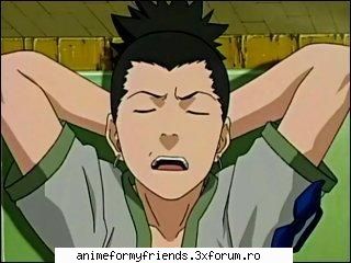 shicamaru este un personaj calm si destul de prea stiu multe despre el caci nu ma prea shikamaru