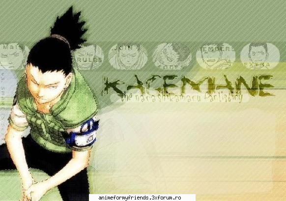 am mai a 6-a :) shikamaru nara