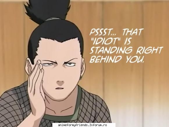 shikamaru e exact ca mine in varianta eu sunt ca el? in suntem lenesi si la nevoie gasim solutii